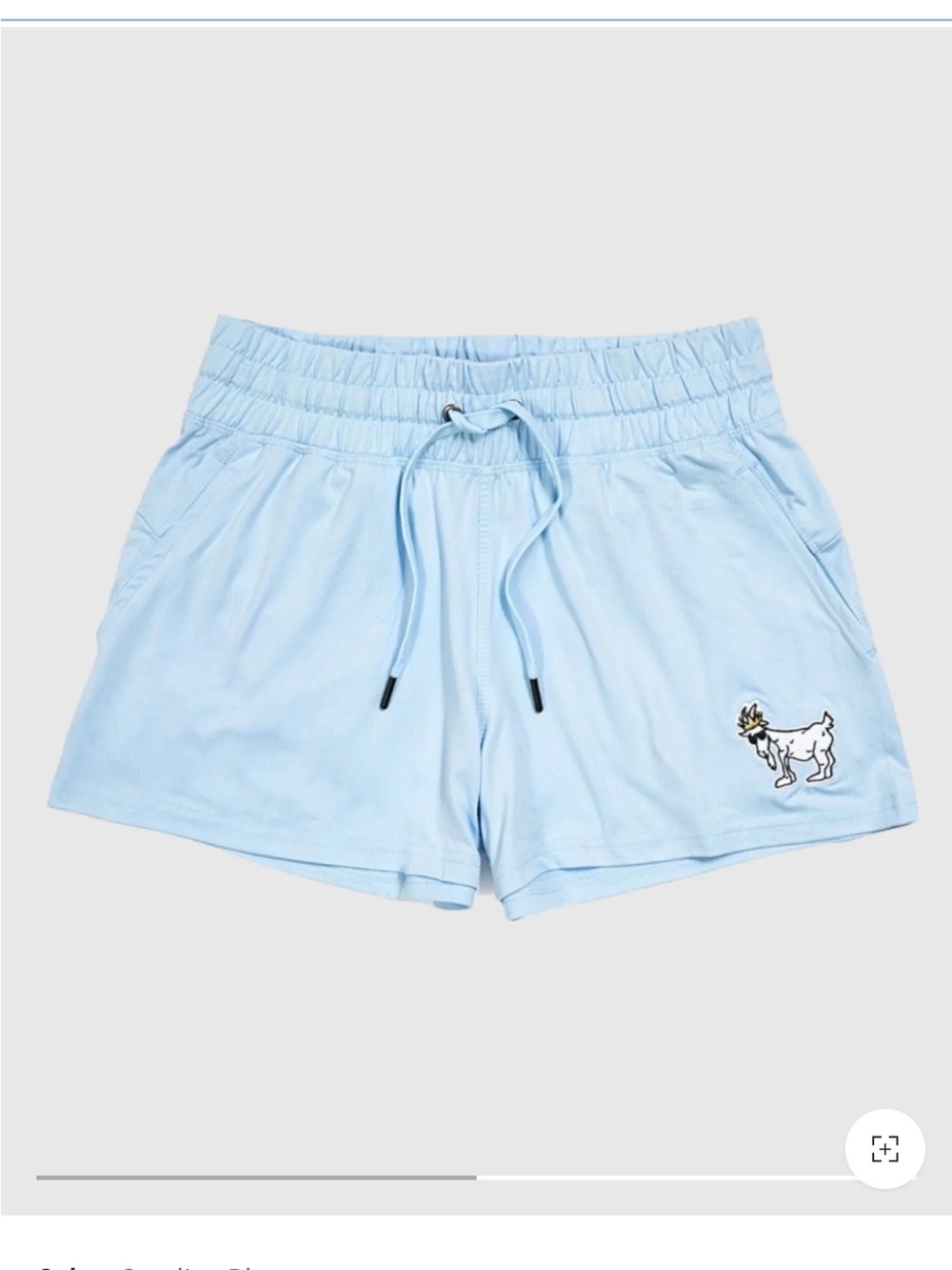Goat USA Girl’s Relaxed Shorts YL- Carolina Blue